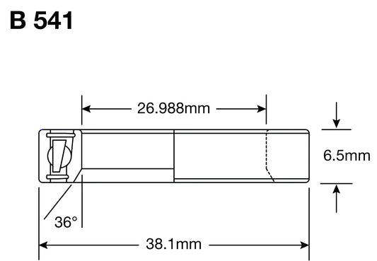 Enduro HS Bearing 1-1/16" x 1-1/2" x 9/32" MAX