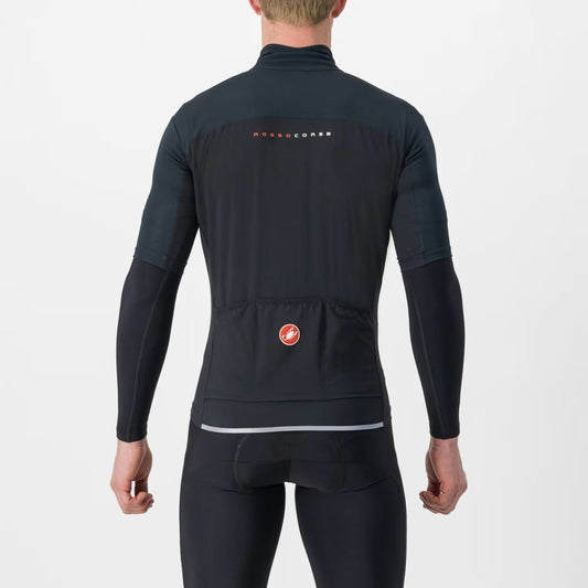 Castelli Perfetto RoS 2 Wind Jersey Men's Light Black