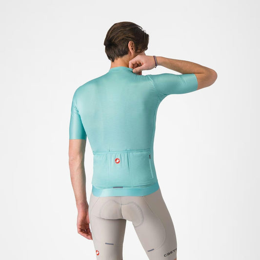 Castelli Espresso Men's Jersey Pool Blue/Dark Gray