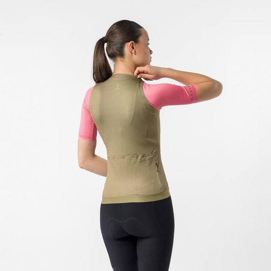 Castelli Corretto Jersey Women's Elmwood/Rosa Giro