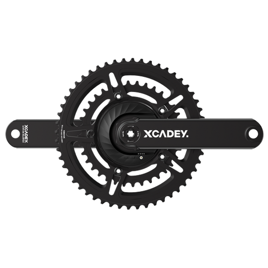 XCADEY Hollowtech Lightweight Titanium Spindle Crankset (PM option available)
