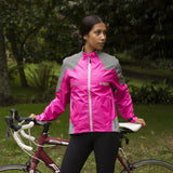 Proviz Nightrider 2.0 Women's Cycling Jacket Pink - Daytime