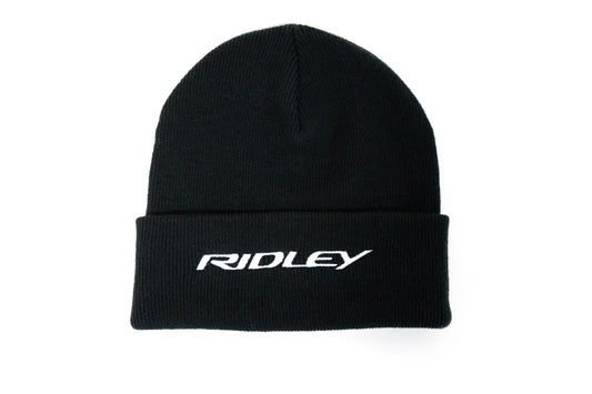 Ridley Original Cuffed Beanie Black - R Logo