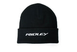 Ridley Original Cuffed Beanie Black - R Logo
