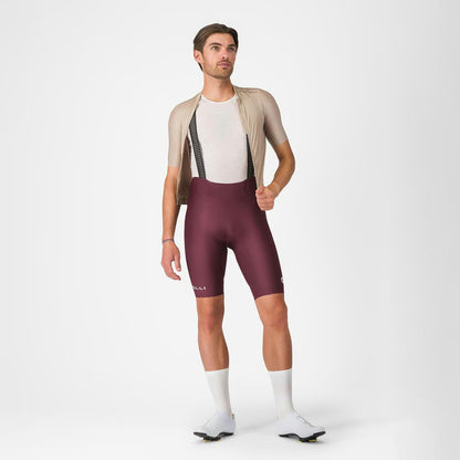 Castelli Espresso 2 Bibshort Men's Deep Bordeaux