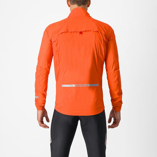 Castelli Emergency 2 Rain Jacket Men's Brilliant Orange
