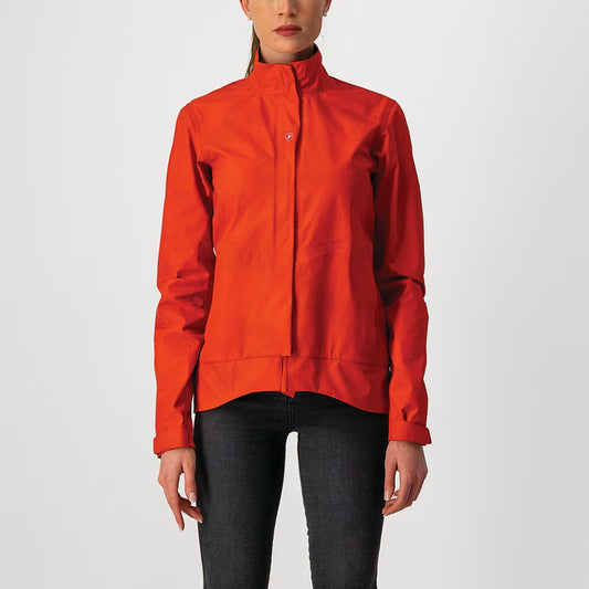 Castelli Commuter Reflex Jacket Women's Fiery Red