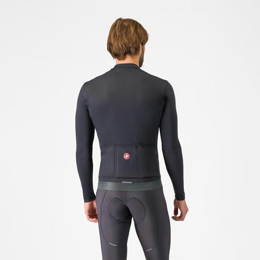 Castelli Espresso Thermal Jersey Men's Light Black