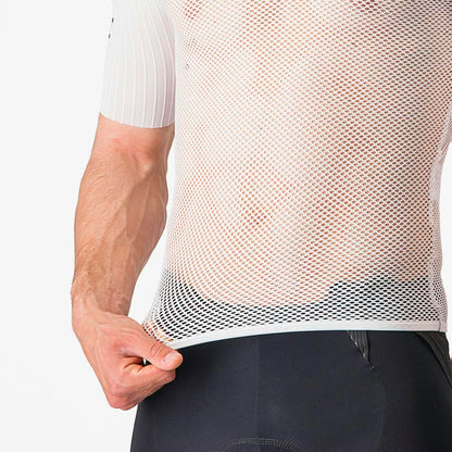 Castelli Bolero Mesh Short Sleeve Baselayer Men's White