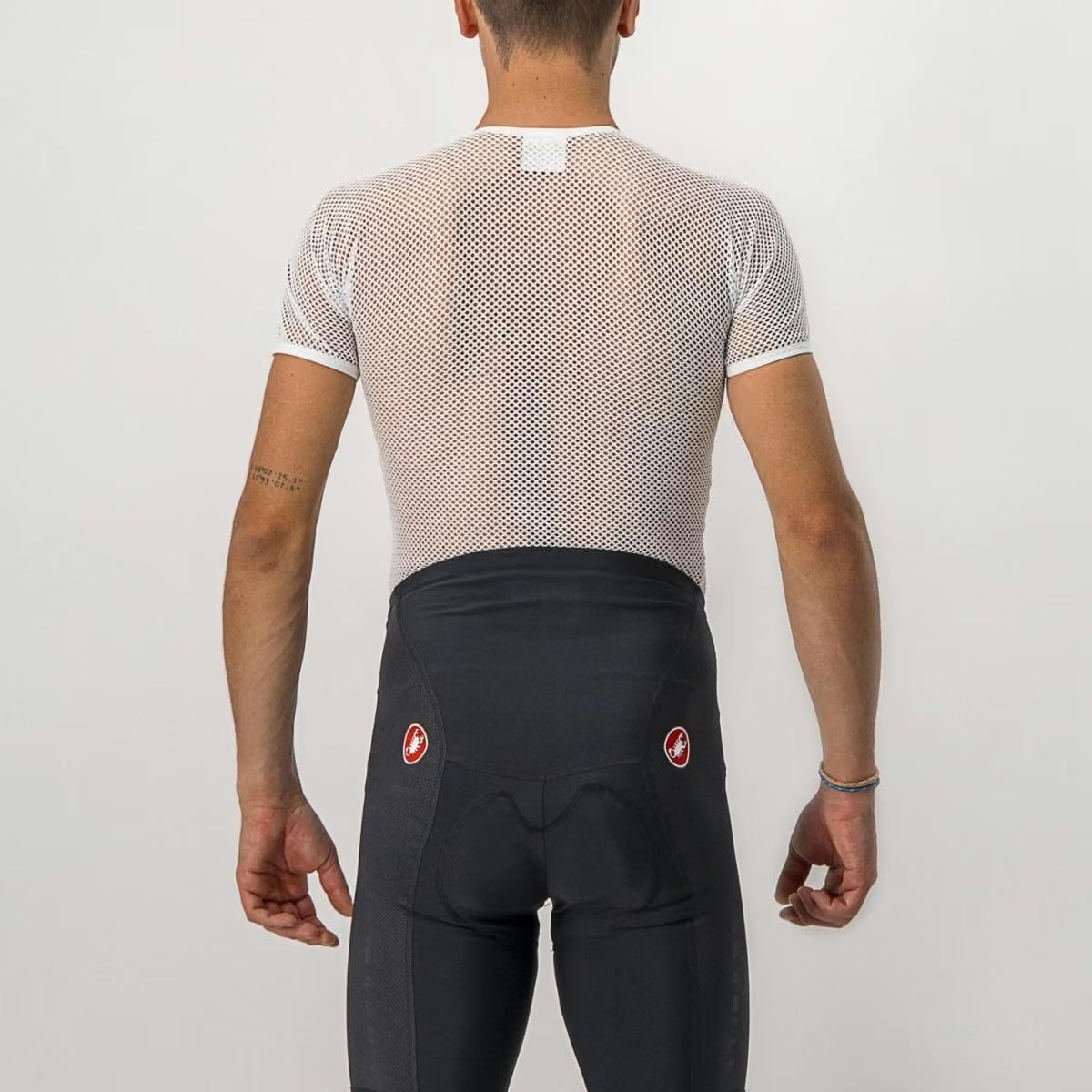 Castelli Bolero Mesh Short Sleeve Baselayer Men's White
