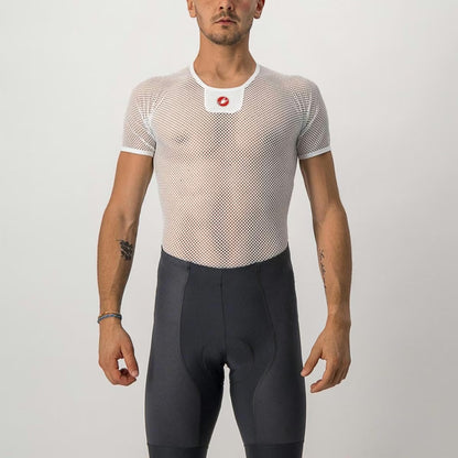 Castelli Bolero Mesh Short Sleeve Baselayer Men's White