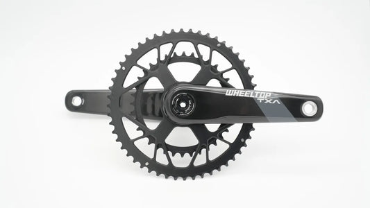 Wheeltop CR20 Carbon & Ti Road Crankset - 52/36T