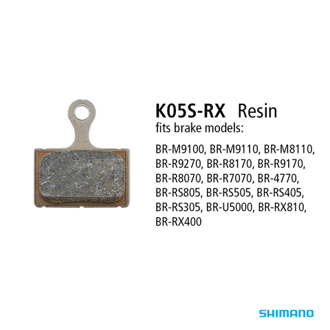 Shimano Resin Pad W/O Fin K05S
