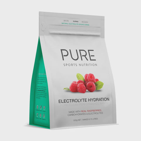 PURE – 500g Raspberry Electrolyte Hydration