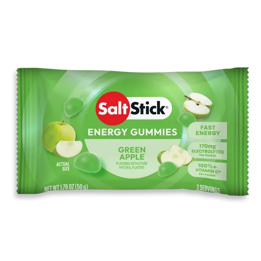 Saltstick Green Apple Energy Gummies
