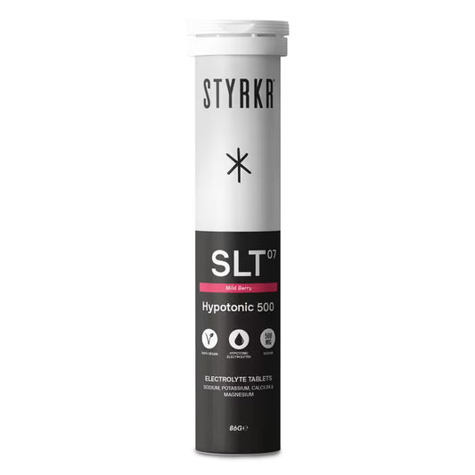 Styrkr SLT07 Quad-Blend Hypernotic Effervescent Electrolyte Tablets Mild Berry