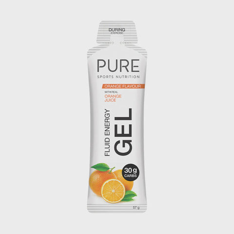 PURE – Fluid Energy Gel Orange 57g (Box of 18)