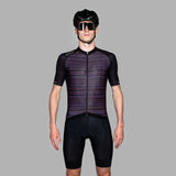 Bioracer Men's Sprinter Jersey Coldblack (Light Kingpin Red) - Large