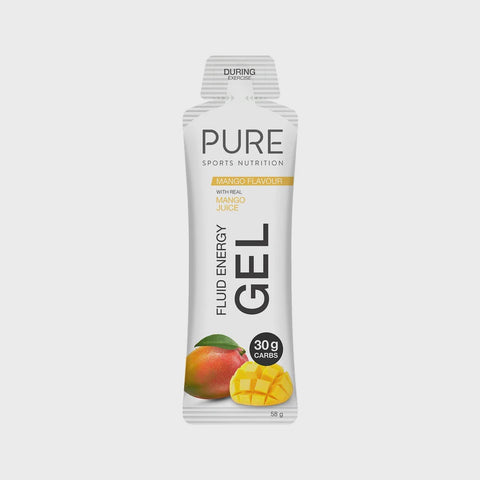 PURE – Fluid Energy Gel Mango 50g (Box of 18)